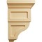Ekena Millwork 3 1/2"W x 3 3/4"D x 6"H Mini Reyes Wood Corbel, Maple CORW03X03X06RYMA - alternate 3